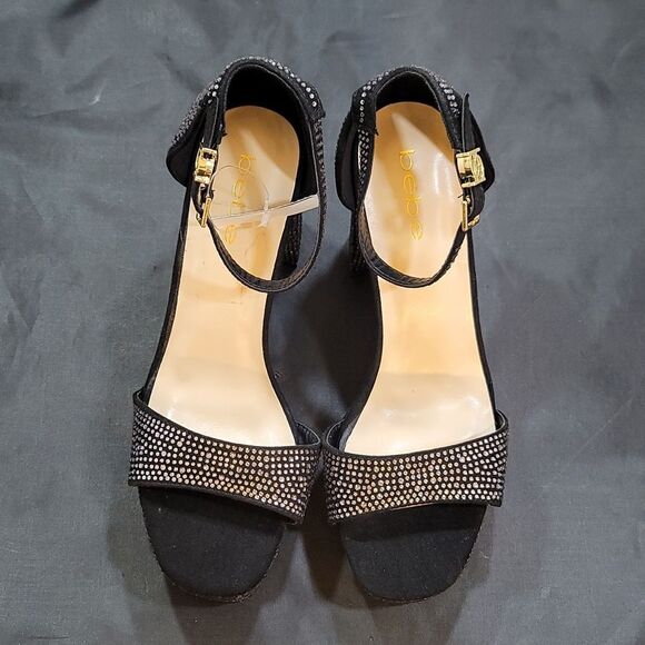 BRAND NEW BEBE SHAYLA BLOCK HEEL SANDAL - Picture 5 of 16